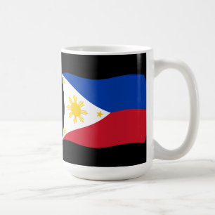 De Café Caneca com Bandeira das Filipinas