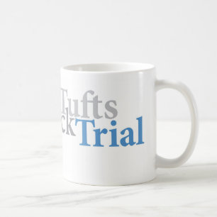 De Café Caneca com Brown e logotipo e texto azuis