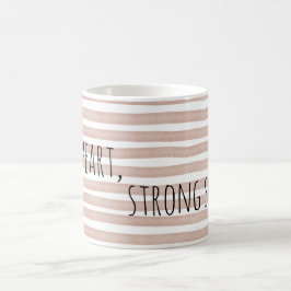 De Café Caneca com Citação Minimalista Coração Macio Alma