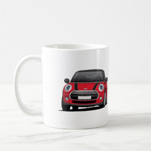 De Café Caneca com duas imagens M Hatch (F56), vermelha - 