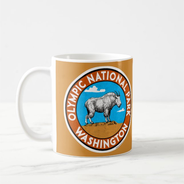 De Café Caneca com Emblema do Parque Nacional Olímpico (Esquerda)