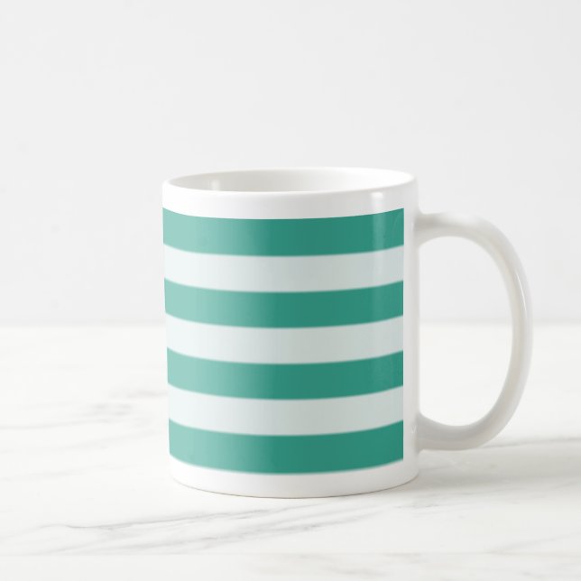 De Café Caneca com faixa horizontal verde (Direita)