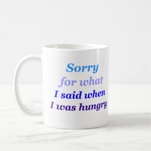 De Café Caneca com fome