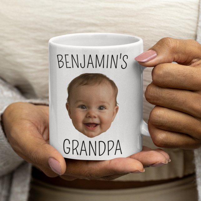 De Café Caneca com Foto Personalizada do Rosto do Bebê Vov (Criador carregado)