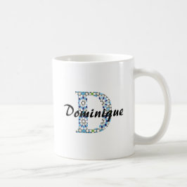De Café Caneca com Letra D Geométrica Z-7