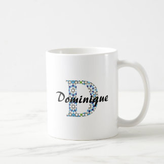 De Café Caneca com Letra D Geométrica Z-7