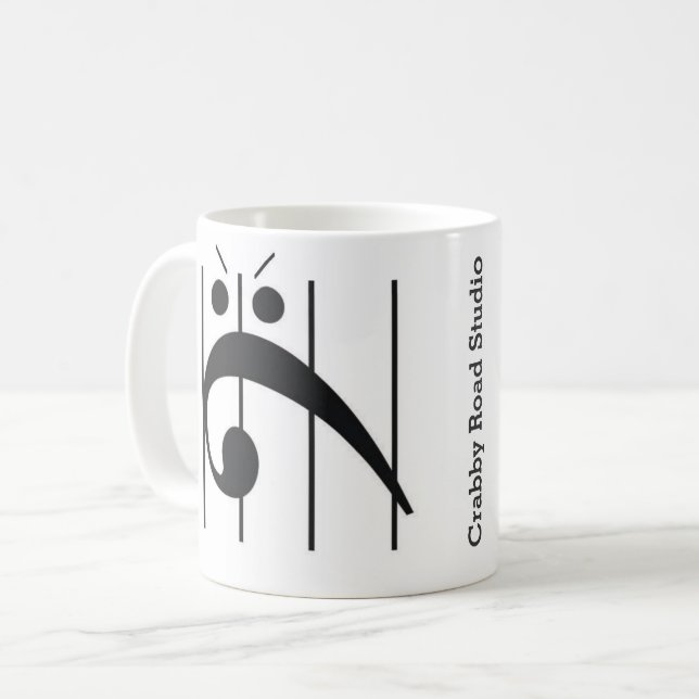 De Café caneca com logo Bogdon signature (Frente Esquerda)
