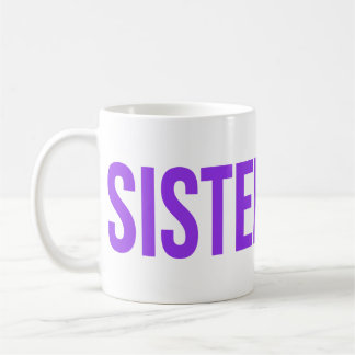 De Café Caneca com logotipo Irmandade Roxo