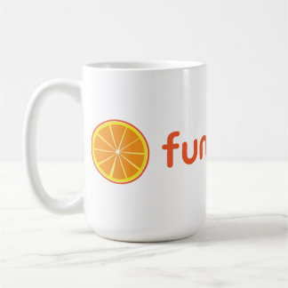 De Café caneca com logotipo oficial da Funkyfresh.com