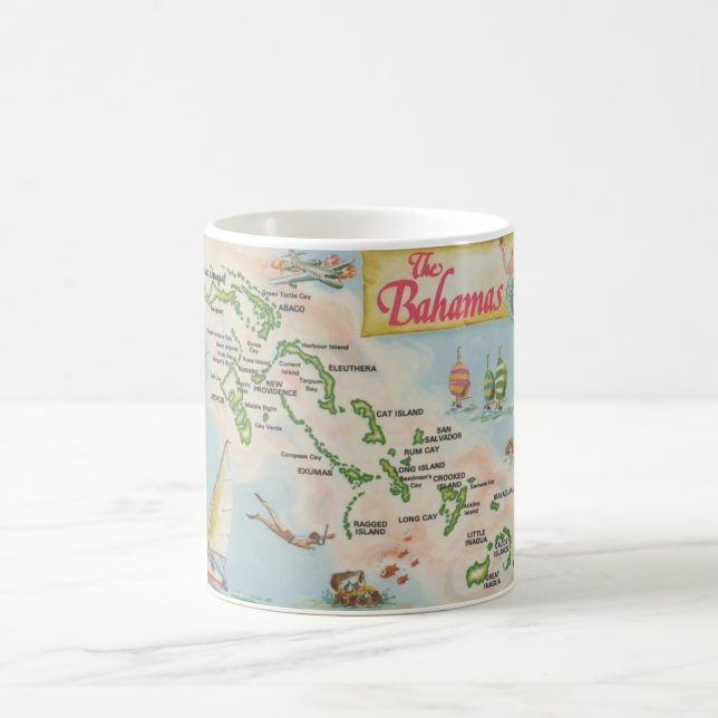 De Café Caneca com Mapa das Bahamas (Centro)