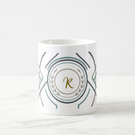 De Café Caneca com Nome ou Inicial Personalizado – Present