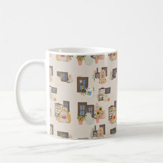 De Café Caneca com o padrão da Cabana Fantasmagórica | Out