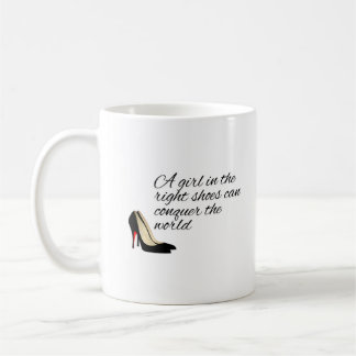 De Café Caneca Com Os Sapatos Certos