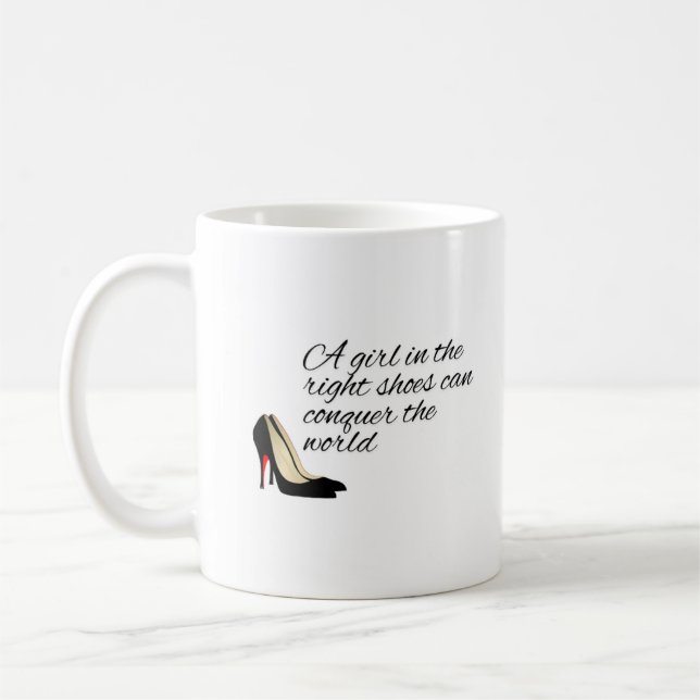 De Café Caneca Com Os Sapatos Certos (Esquerda)