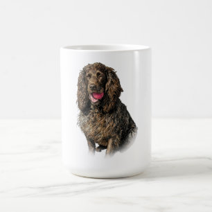 De Café Caneca com Retrato Esboço Artístico do Boykin Span