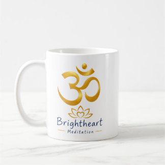 De Café Caneca com Símbolo Om