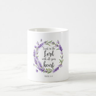 De Café Caneca com Versículo Bíblico Confie no Senhor