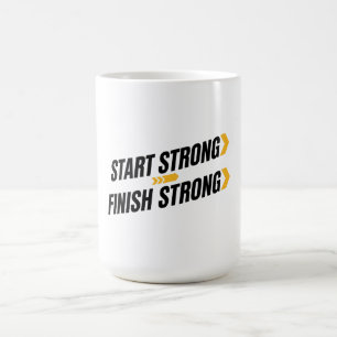 De Café Caneca Comece Forte Termine Forte