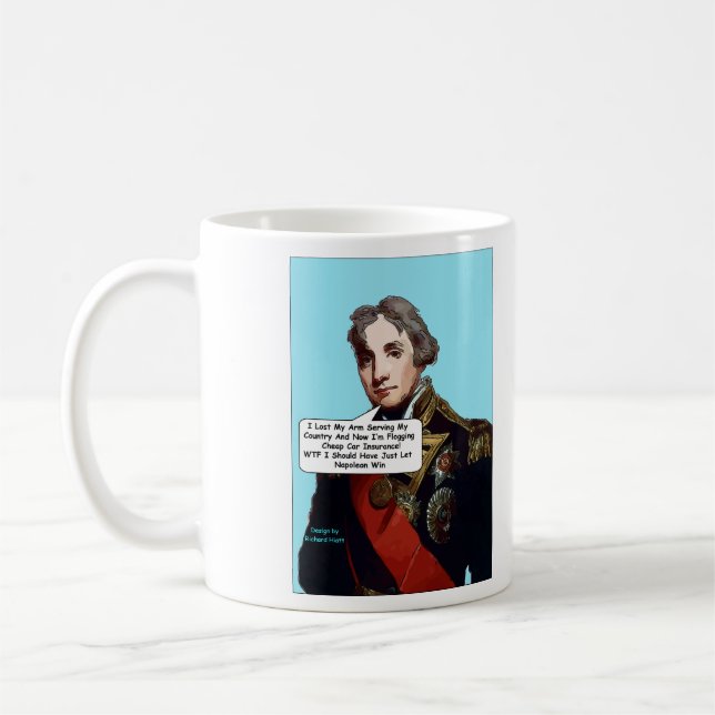 De Café Caneca cómica do almirante Nelson (Esquerda)