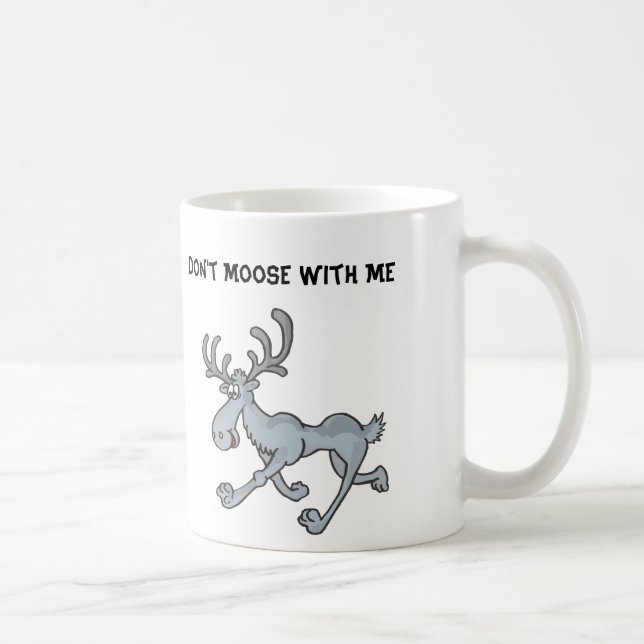 De Café Caneca cómico dos alces (Direita)