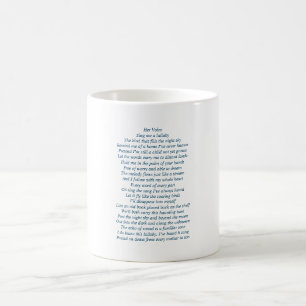 De Café Caneca completa com a poesia original