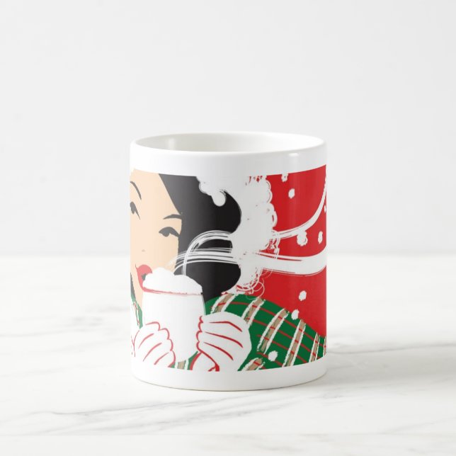 De Café Caneca completa do envoltório do cacau quente (Centro)