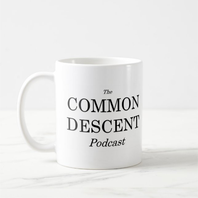 De Café Caneca comum do logotipo da separação do Podcast (Esquerda)