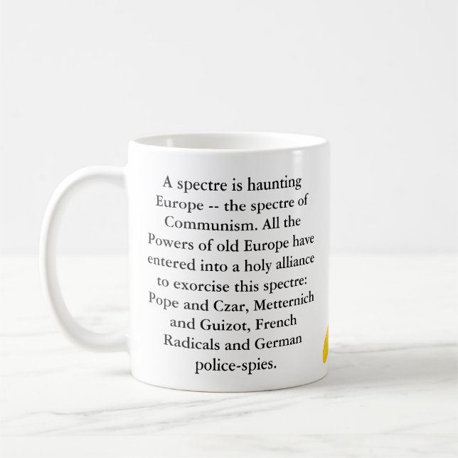 De Café Caneca comunista do manifesto (Esquerda)