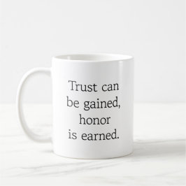 De Café Caneca Confiança & Honra