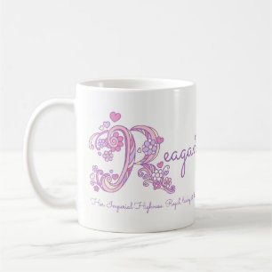 De Café Caneca conhecida do monograma da flor R do coraç