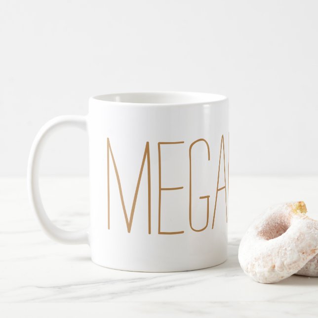 De Café caneca conhecida personalizada (Com Donut)