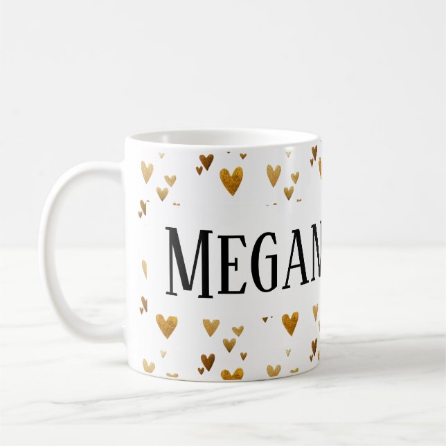 De Café caneca conhecida personalizada (Esquerda)