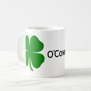 De Café caneca conhecida personalizada irlandês