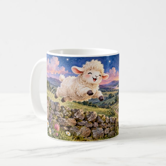De Café Caneca Contando Ovelhas É Meu Cardio (Frente Esquerda)
