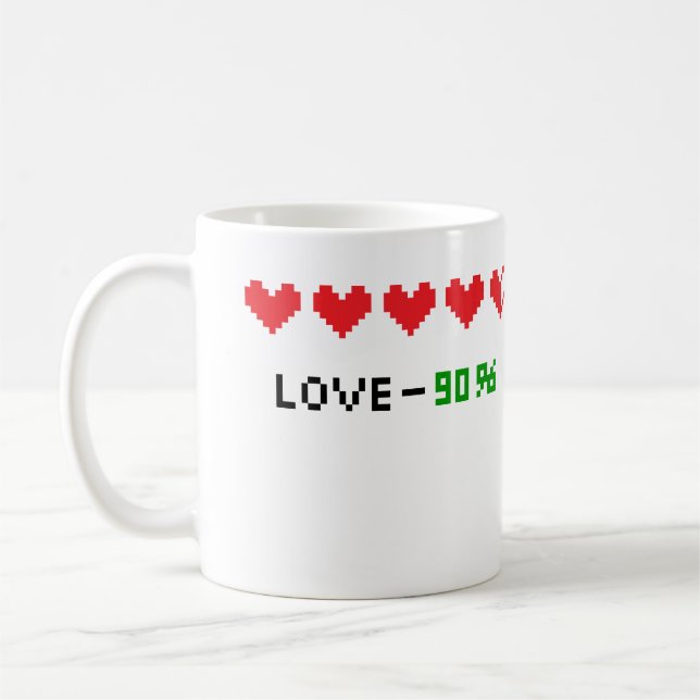 De Café Caneca Cor Amor 90 (Esquerda)