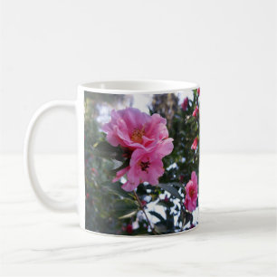 De Café Caneca cor-de-rosa da camélia #2