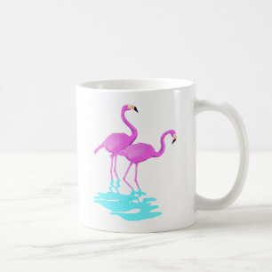 De Café Caneca cor-de-rosa do flamingo