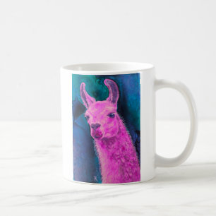 De Café Caneca cor-de-rosa do lama