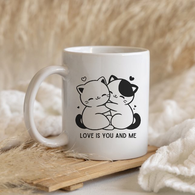 De Café Caneca Coração Fofo para o Dia dos Namorados (Criador carregado)