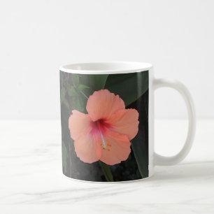 De Café Caneca coral do hibiscus