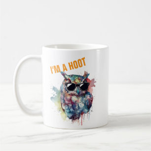De Café Caneca Coruja Engraçada - Eu Sou Um Pio Personaliz