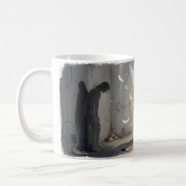 De Café Caneca Creep Angel Mirror Autoestima Fantasia (Esquerda)