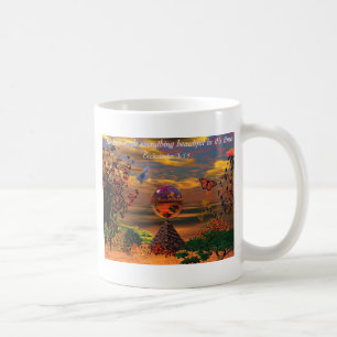 De Café Caneca cristã com verso Ecclesiastes 3 da bíblia