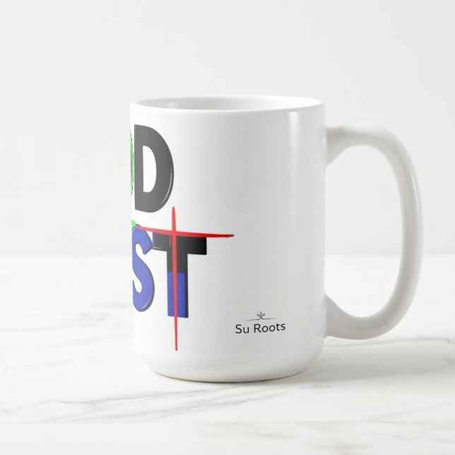 De Café Caneca Cristã Deus Primeiro by Su Roots  (Direita)