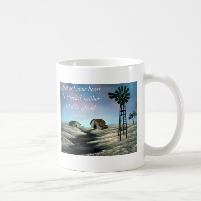 De Café Caneca cristã do verso da bíblia (Direita)