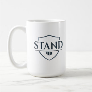 De Café Caneca Cristã Inspiradora “STAND” em Negrito