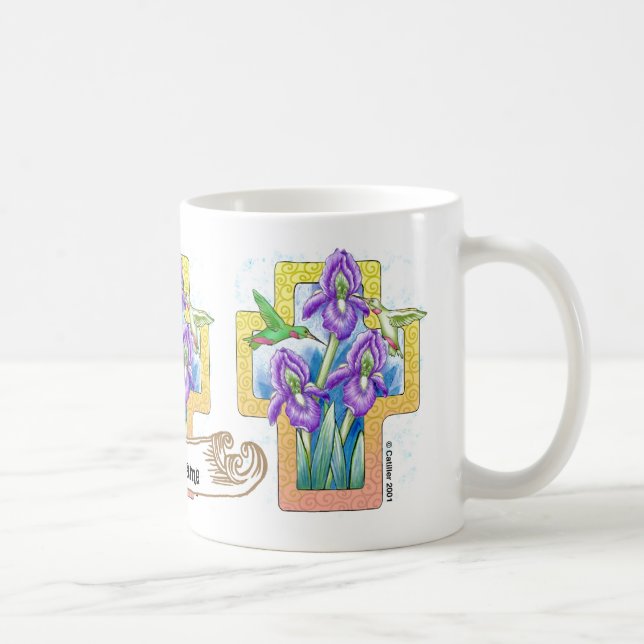 De Café Caneca cristã Iris Cross (Direita)