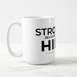 De Café Caneca Cristã Salmo 28:7 Forte Nele