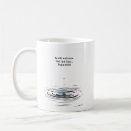 De Café Caneca cristã Salmo 46:10 | Presente Inspirador