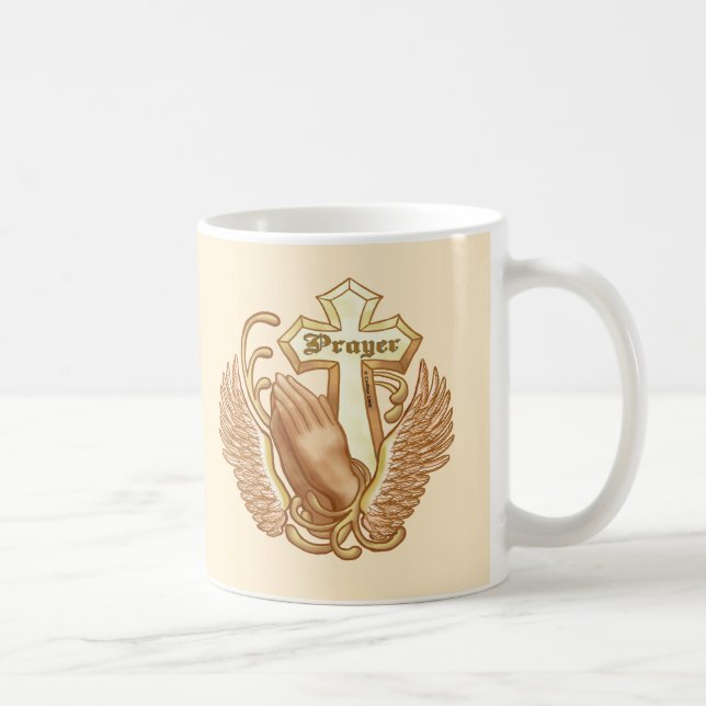 De Café Caneca Cruz Cristã Reze Sempre (Direita)